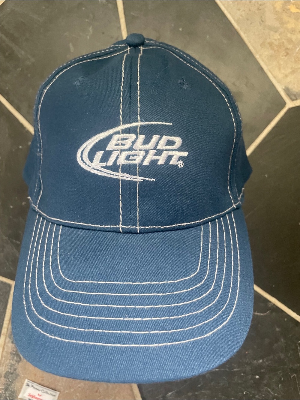 Bud Light Men's Navy Blue Logo Baseball Cap